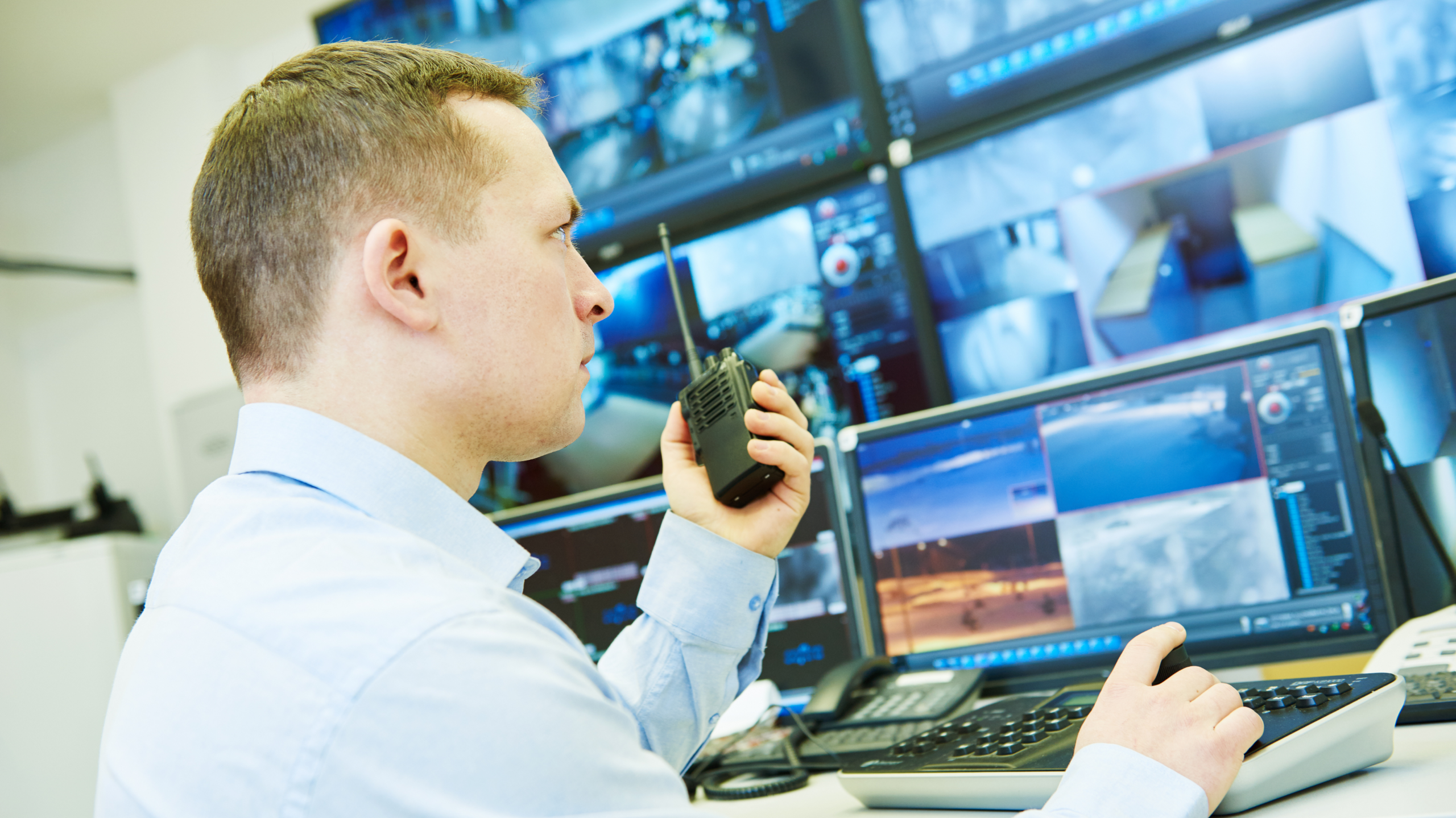 Sicherheitstechnik im Einsatz