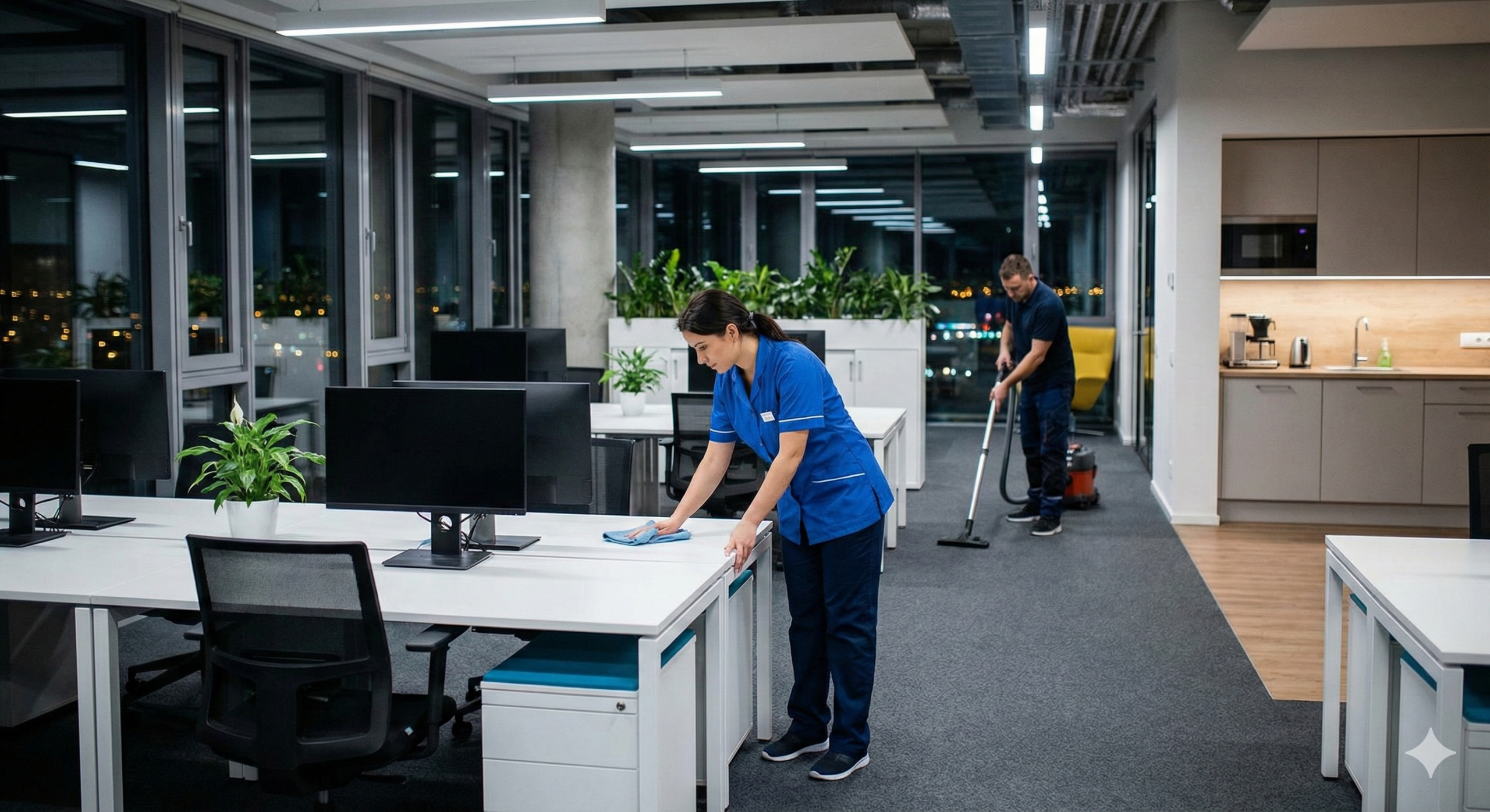 Büroreinigung mit Verantwortung bei trustGUARD